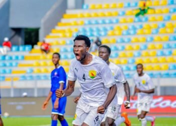 Thierno Diallo, Syli junior face au liberia