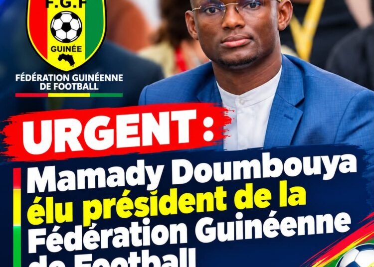 Féguifoot : Mamady Doumbouya prend les rênes du football guinéen pour 4 ans